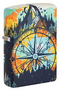 encendedor de bolsillo Zippo diseño montaña