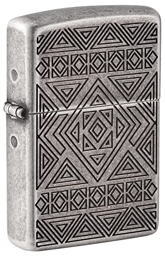 encendedor de bolsillo Zippo diseño tribal