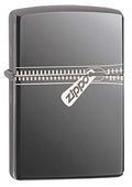 encendedor de bolsillo Zippo negro