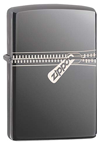 encendedor de bolsillo Zippo negro