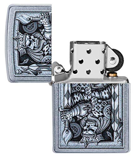 encendedor de bolsillo Zippo resistente y duradero