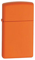 encendedor de bolsillo Zippo slim naranja