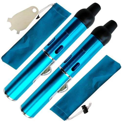 encendedor de soplete recargable azul
