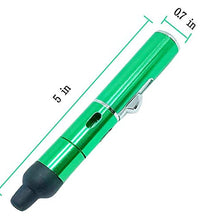 encendedor de soplete verde metálico
