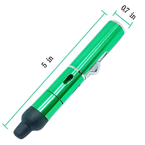 encendedor de soplete verde metálico