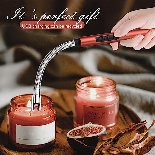 encendedor eléctrico arco flexible 360°