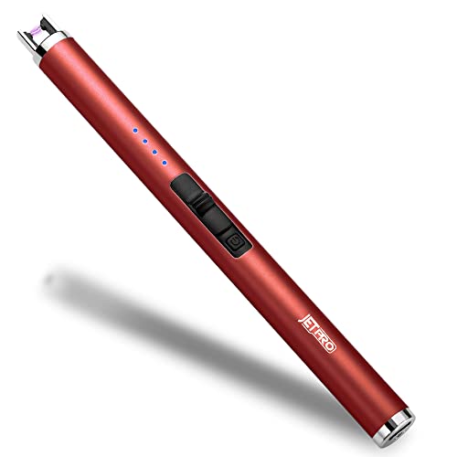 encendedor electrónico recargable USB rojo