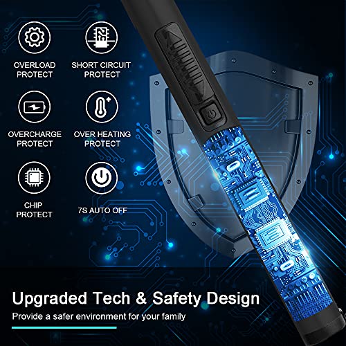 encendedor flexible 360 grados negro