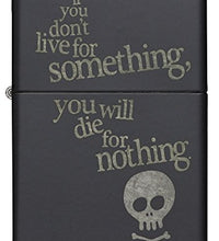 encendedor mate negro Zippo duradero
