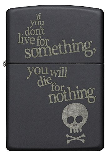 encendedor mate negro Zippo duradero