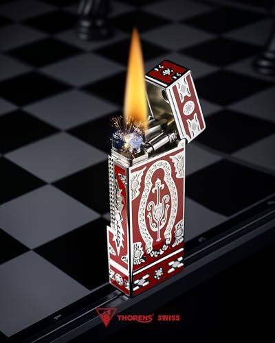 Encendedor recargable con tapa abatible