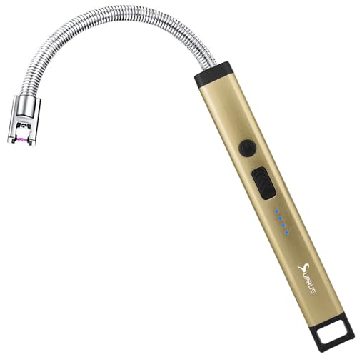 encendedor recargable SUPRUS dorado