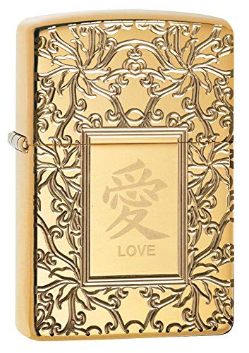 encendedor Zippo Armor de latón brillante