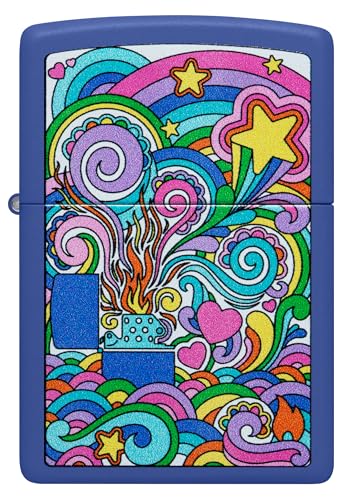 encendedor Zippo azul real mate exclusivo
