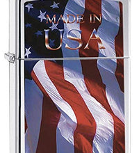 encendedor Zippo bandera americana original