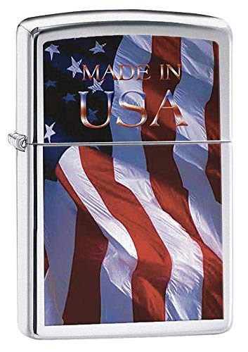 encendedor Zippo bandera americana original