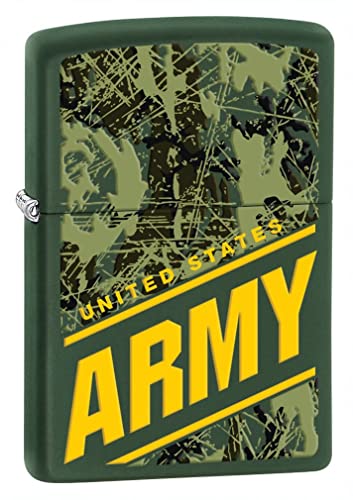 encendedor zippo camuflaje verde resistente