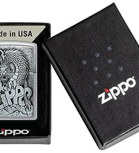 encendedor Zippo con acabado cepillado