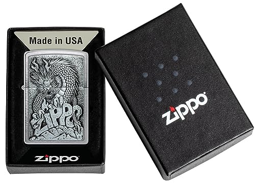 encendedor Zippo con acabado cepillado