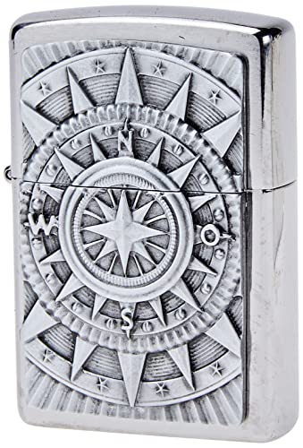 encendedor zippo con brújula
