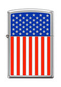 Encendedor Zippo con diseño de bandera