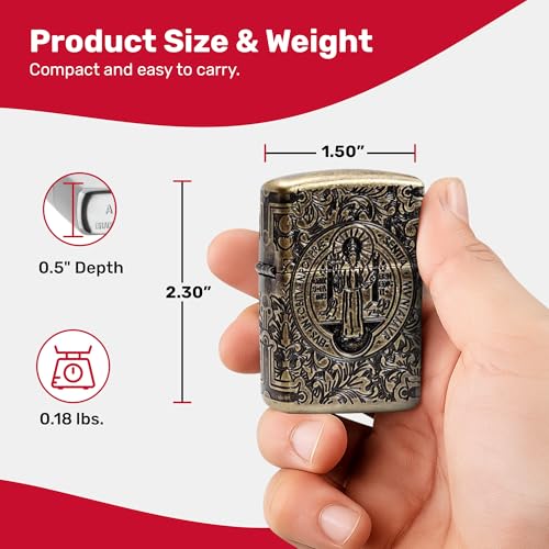 encendedor Zippo cruz diseño exclusivo