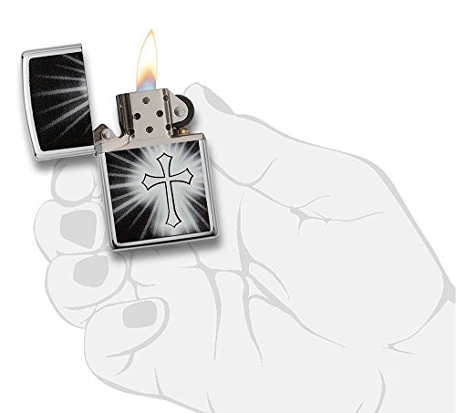 encendedor Zippo cruz diseño exclusivo