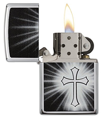 encendedor Zippo cruz resistente al viento
