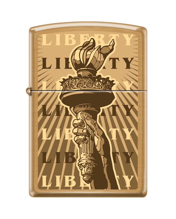 Encendedor Zippo de latón cepillado