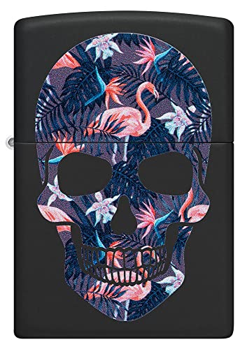encendedor Zippo diseño calavera elegante