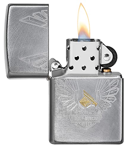encendedor Zippo diseño cromado elegante