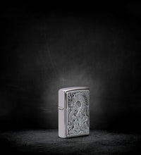 encendedor Zippo diseño en cromo