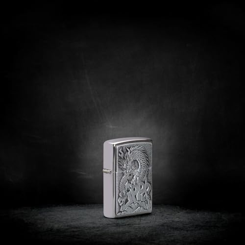 encendedor Zippo diseño en cromo
