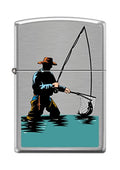 encendedor zippo diseño pescador