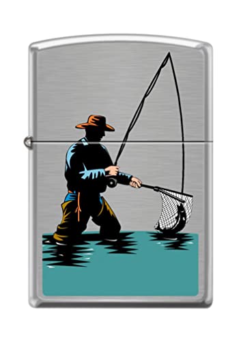 encendedor zippo diseño pescador