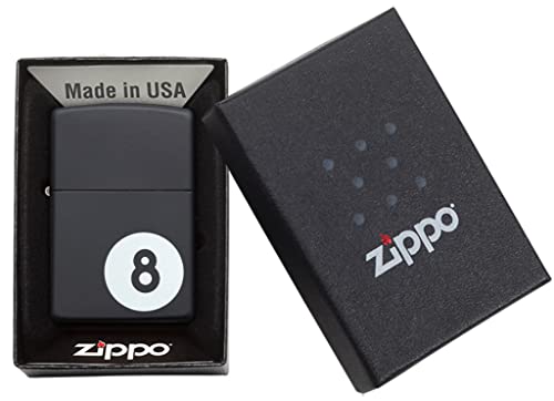 encendedor zippo eight ball con estilo clásico