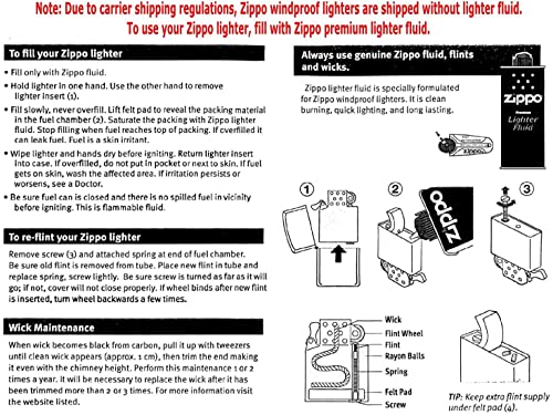 Encendedor Zippo ideal para camping y fogatas