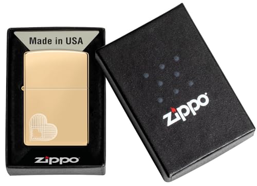 encendedor Zippo Love con acabado elegante