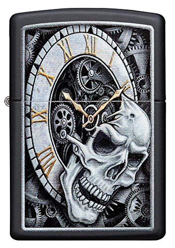 encendedor Zippo negro mate elegante