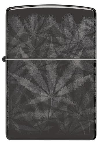 encendedor Zippo negro pulido brillante
