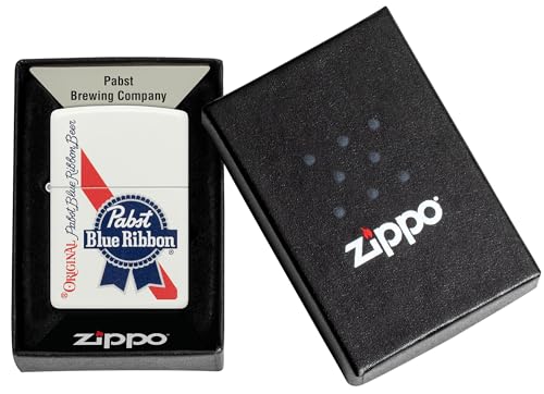 encendedor Zippo Pabst Blue Ribbon funcional y elegante