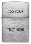 encendedor Zippo personalizado de acero