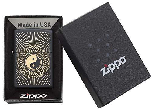 encendedor Zippo Yin Yang recargable y duradero