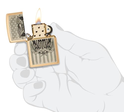 encendedores zippo bandera americana estilo vintage