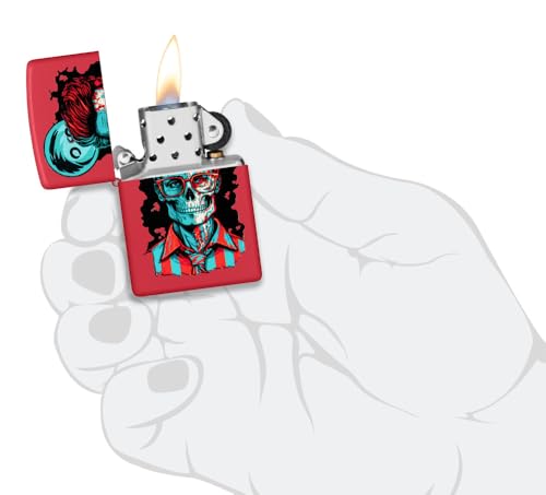 encendedores zippo calavera estilo rockero