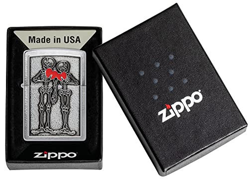encendedores Zippo con acabado elegante