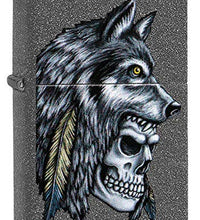 encendedores Zippo diseño lobo elegante