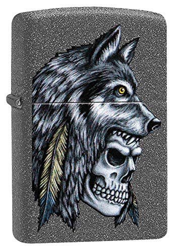 encendedores Zippo diseño lobo elegante