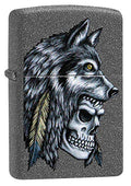 encendedores Zippo diseño lobo elegante