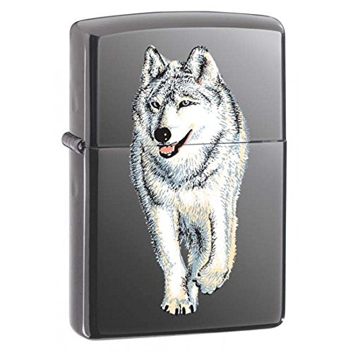 encendedores zippo lobo diseño único